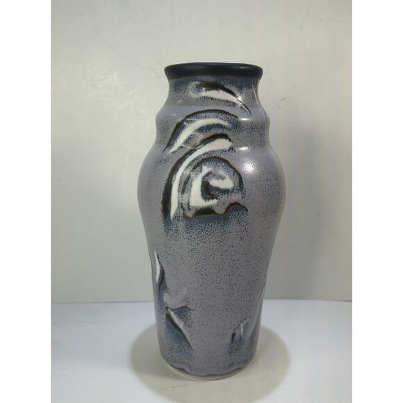 Vtg- One Of A Kind Handmade Stoneware Vase From Cleveland Ohio Artist T. Yondo - Picture 13 of 13